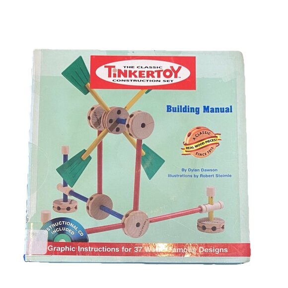 Hasbro Other - The classic Hasbro tinkertoy construction set Building Manual
